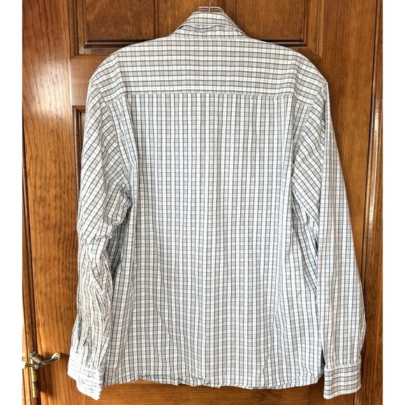 Ohio State Buckeyes Mens LS Button Down Gray/white plaid Dress Shirt Size Med - Picture 4 of 8
